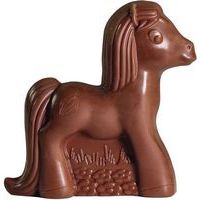 Chocoladebord met 2 uithollingen voor een pony - Matfer