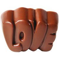 Chocolade mal met 24 Bonbonvorm ''Love'' - Matfer