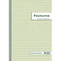 Doorschrijfpapier Facturen 50 bladen dupli folie franstalig-Exacompta