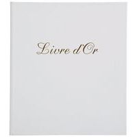 Gastenboek Balacron kaft/opschrift Livre d'Or-21x19-Franstalig