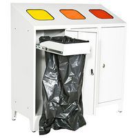 Afvalscheidingsunit met 3 verdeelstations