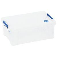 Opbergbak met deksel, Totale inhoud: 10 L, Nestbaar: nee, Totale hoogte: 155 mm, Totale breedte: 255 mm