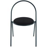 Stoel met platte rol van imitatieleer Saturne - Paperflow