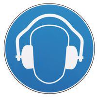 Bord - Gehoorbescherming verplicht - Zelfklevend - Manutan Expert