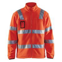 Fleecejas High Vis 4833 - rood