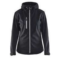 Jack softshell Dames 4919 - zwart/zilver