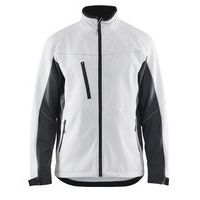 Jack Softshell 4950 - wit/donkergrijs