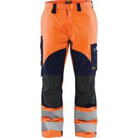 Broek multinorm inherent oranje marineblauw fluorescerend - Blåkläder