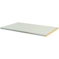 Werkblad Cubio 2000 x 900 x 40 staal beklede bovenkant - BOTT