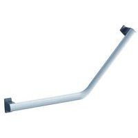 Steunstang gebogen 135 graden Design in wit aluminium