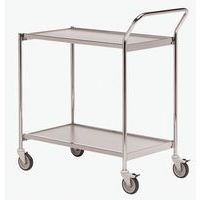 Verrijdbare tafel met verchroomde constructie - Draagvermogen 150 kg - Helge Nyberg