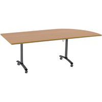 Tafel met gelamineerd blad Axe, hoek rechts - Manutan Expert