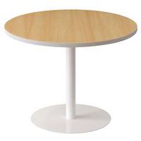 Poottafel Easy office - lade Ø 80 cm, effen kleur