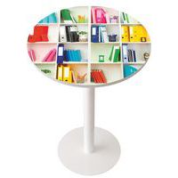 Hoge vergadertafel Easy 80cm blad kleur Décor-Manutan Expert