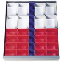 Tussenschotten voor laden met kunststof ladeblokken - CP