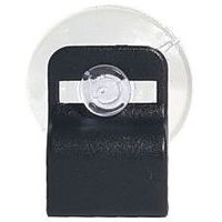 Zuignapbevestiging badgehouder - Kunststof, zwart - Set van 100