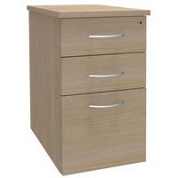 Ladeblok op bureauhoogte Quatuor, diepte 70 cm, Materiaal: Spaanplaat, Totale hoogte: 72 cm, Aantal laden: 3