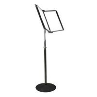 Presentatiesysteem op metalen voet - 10 mappen A4 - Zwart - Djois