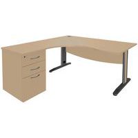 Kwartet-Links-Terug-Box asymmetrisch bureaupakket HB-Manutan Expert