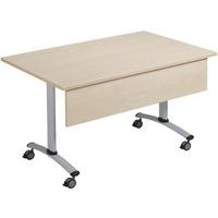 Tafel met gelamineerd blad Axe, vierkant, met frontpaneel - Manutan Expert