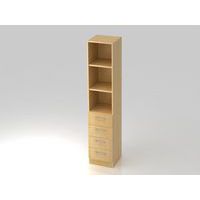 Wandkast met 4 laden - 5 niveaus - Hammerbacher