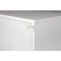 Combikast FlexWall met 4 legborden staal onderstel - Hammerbacher