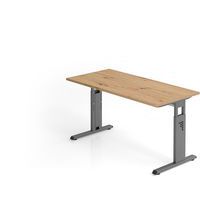 Bureau met C-voet - 140x67 cm - Hammerbacher