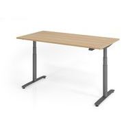Zit- en stabureau elektrisch 160x80cm XDLR16 eik - Hammerbacher