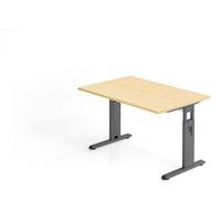 Bureau met C-vormige voet - 120x80 cm - Hammerbacher