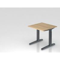 Bureau vierkant 80x80cm XB08 eik - Hammerbacher