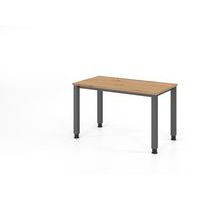 Bureau recht met 4 vierkant poten - 120x67 cm - Hammerbacher
