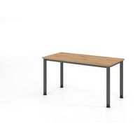 Bureau recht met 4 ronde poten - 140x67 cm - Hammerbacher