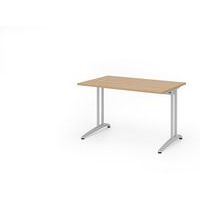 Bureau vierkant C-vormig onderstel BS12 serie 120x80cm - Hammerbacher