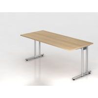 Bureau met C-vormig onderstel NS19 serie 180x80cm - Hammerbacher