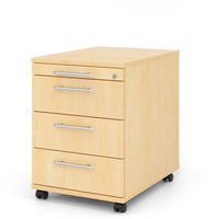 Ladeblok verrijdbaar met 3 laden kunststof handgreep D58 Hammerbacher