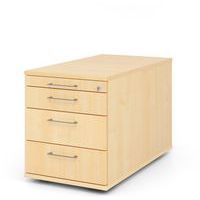 Ladeblok verrijdbaar met 3 laden draadhandvat D 80cm - Hammerbacher