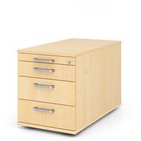 Ladeblok verrijdbaar met 3 laden verchroomd handvat D80cm Hammerbacher