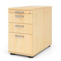 Ladeblok hangmaplade 3 laden chroom handgreep - D 80 cm - Hammerbacher