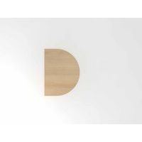 Aanbouwtafel dubbel steun 60x80cm eik - Hammerbacher