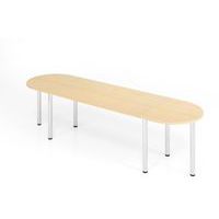 Vergadertafel set serie K - 280x80 cm - Hammerbacher