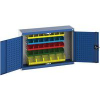 Wandkast Cubio met geperforeerde bodem met bakken - Bott