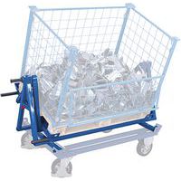 Kiepvoorziening voor chassis palletonderwagen