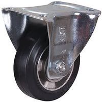 Bokwiel van elastisch massief rubber 125 x 40 mm