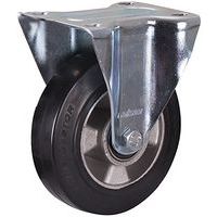 Bokwiel van elastisch massief rubber 160 x 50 mm