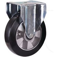 Bokwiel van elastisch massief rubber 200 x 50 mm