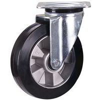 Zwenkwiel elastisch rubber 200 x 50 mm zwart - Variofit