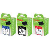 Kartonnen verpakk., 3 cassettes 6/50 - Zwarte inkt- Trodat