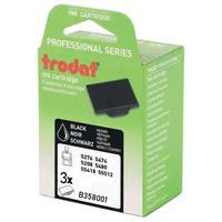 Kartonnen verpakk., 3 cassettes 6/58 - Zwarte inkt- Trodat