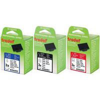 Kartonnen verpakking met 3 inktcassettes 6/56 - Rode inkt - Trodat