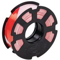 Markeringslint, Kleur: Rood/wit, Lengte: 500 m, Breedte: 50 mm, Afbeelding: Overdag, Materialen: Polyethyleen